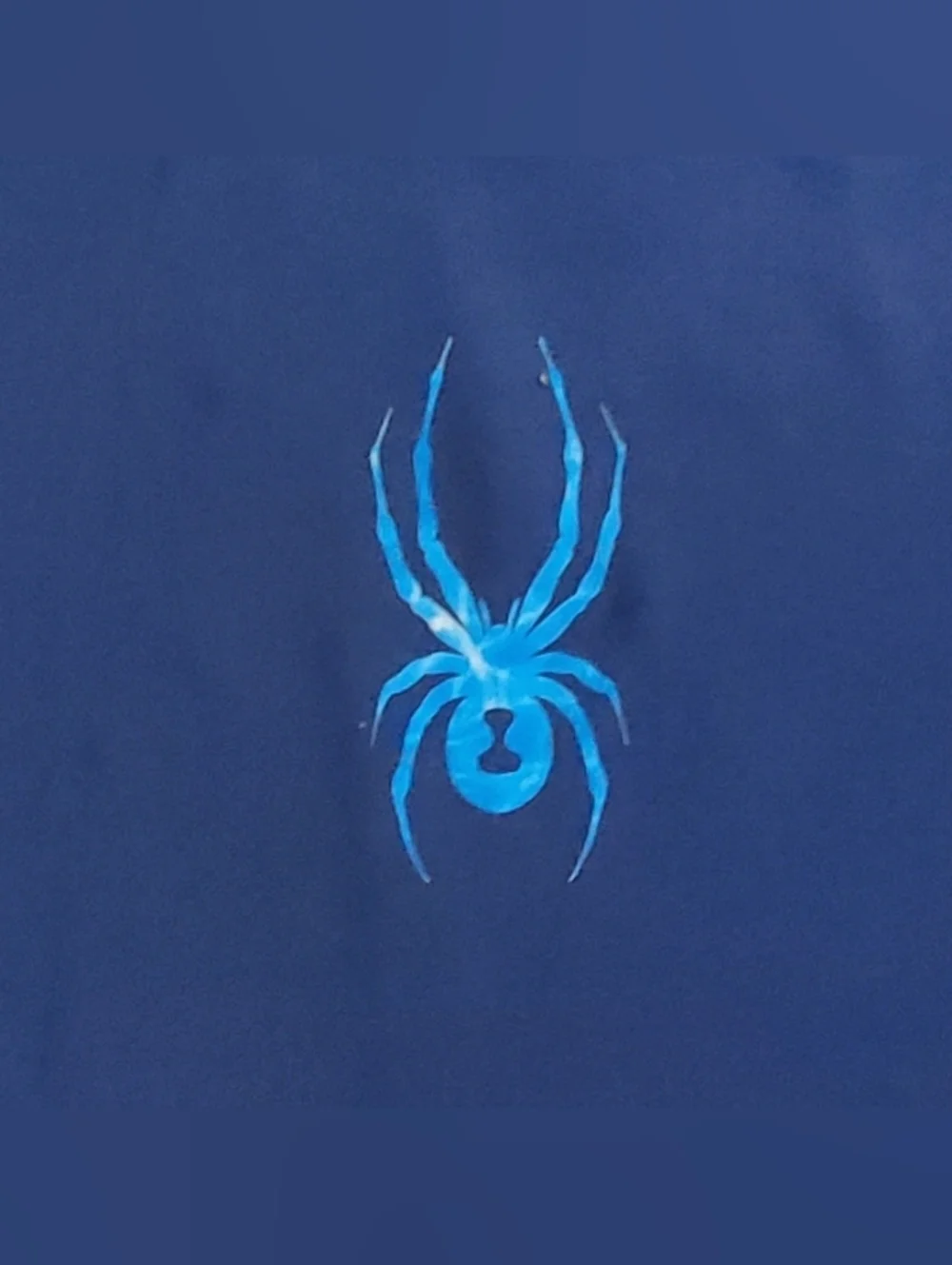 K1049 * Spyder Boys Performance Rash Guard Shirt Blue Long Sleeve Size M
